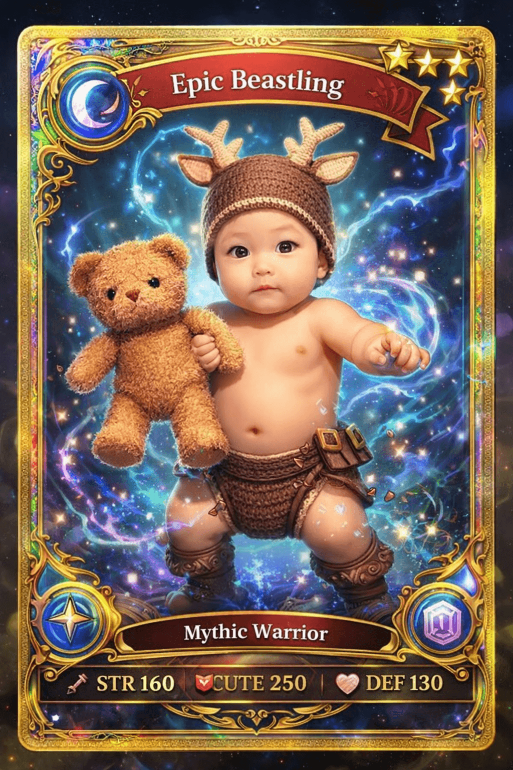 Trading Card Baby example